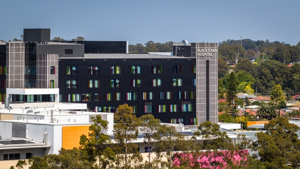 Exterior view of Blacktown hospital